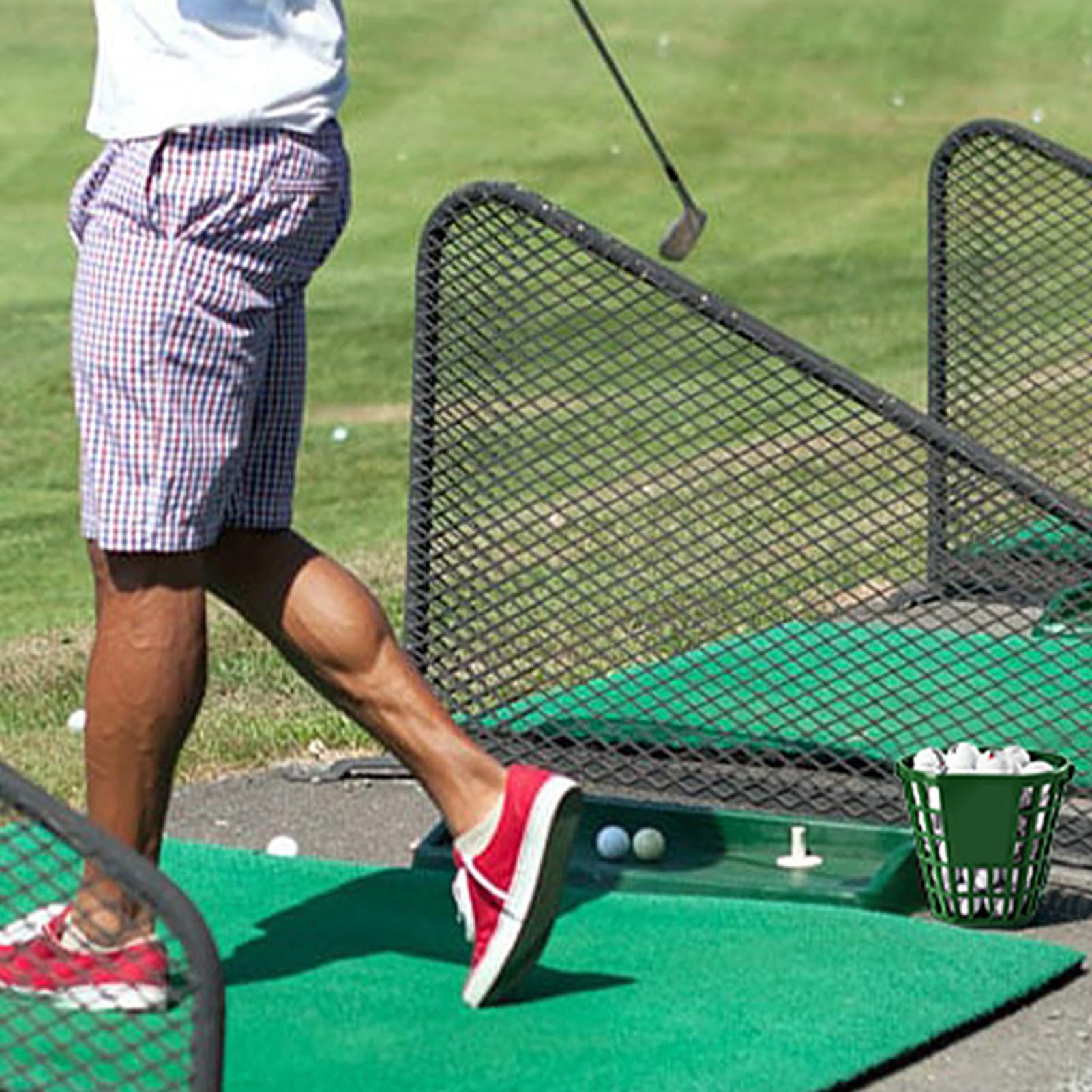 Golfball Korb - Robuster Allwetter-Aufbewahrungsbehälter | Golfball-Aufbewahrungsbehälter Mit Platz Für 50 Bälle,für Golfer Zuhause Driving Range Büro Verein Balkon Garage