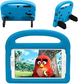 UUcovers Kids Case for Samsung Galaxy Tab A 8.0 Tablet SM-T380/T385/T387 (2018/2017), Galaxy Tab E 8.0 SM-T375/T377/T378, Tab 4 8.0 2014 SM-T330/T331/T335 Stand EVA Shockproof Handle Cover, Blue