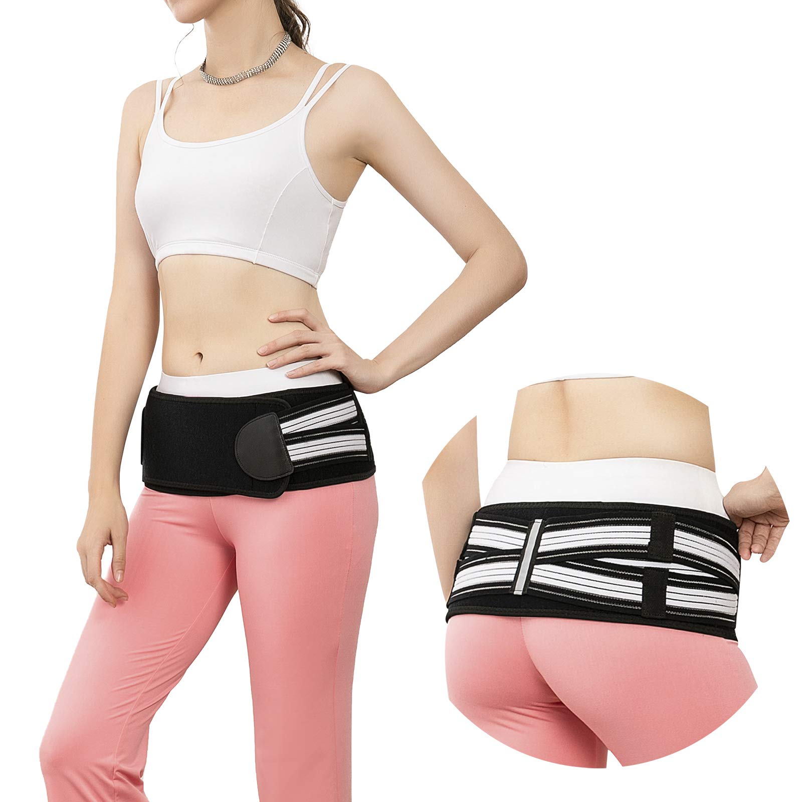 Buy Si Joint Belt Sacroiliac Hip Belt Lower Back pelvic Support Brace