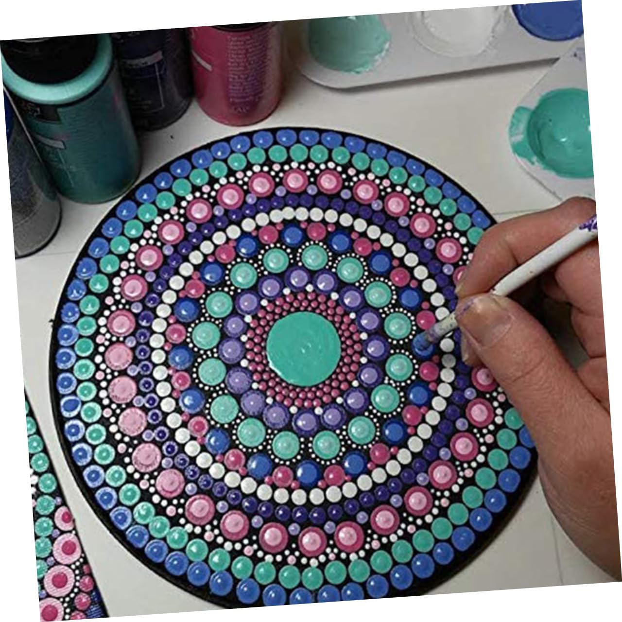 ARTIBETTER 2 Sätze Zeichnungspapier Rundes Malkarton Für Künstler Und Langlebig Für Diy Malerei Und Skizzen Für Komfort Und 8 Stücke * 2