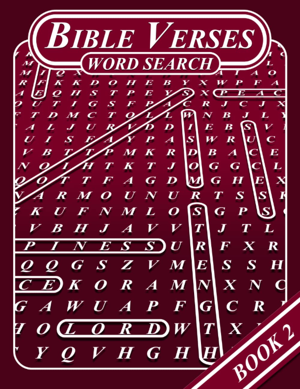 Bible Word Search - Book 2: Relaxing and Inspirational Bible Verse and Scriptures Word Find Puzzles