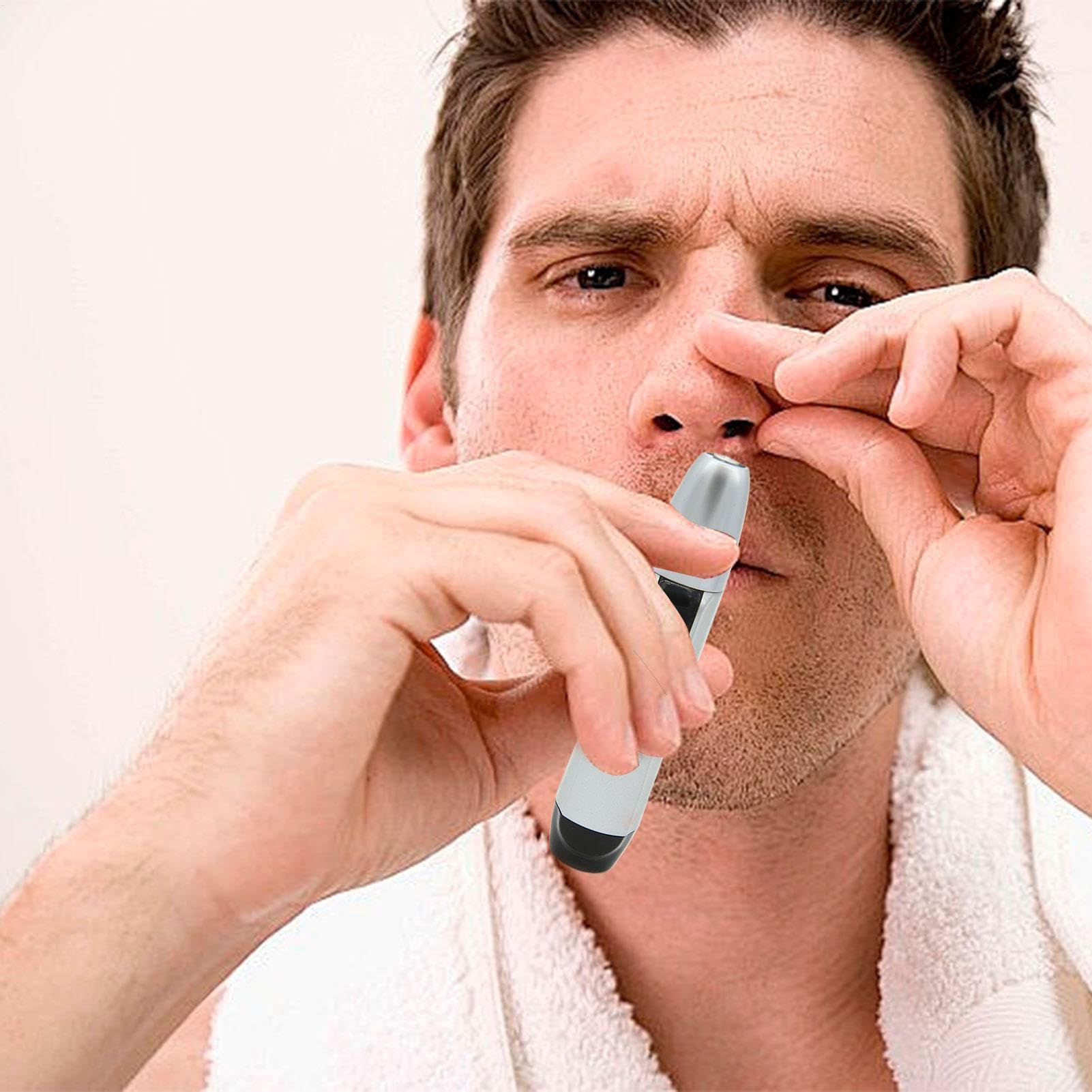 Ear and Nose Hair Trimmer for Men, Electric Nose Ear Hair Trimmer, Portable Grooming Tool for Home and Travel, Electric Clipper, Personal Care Supplies