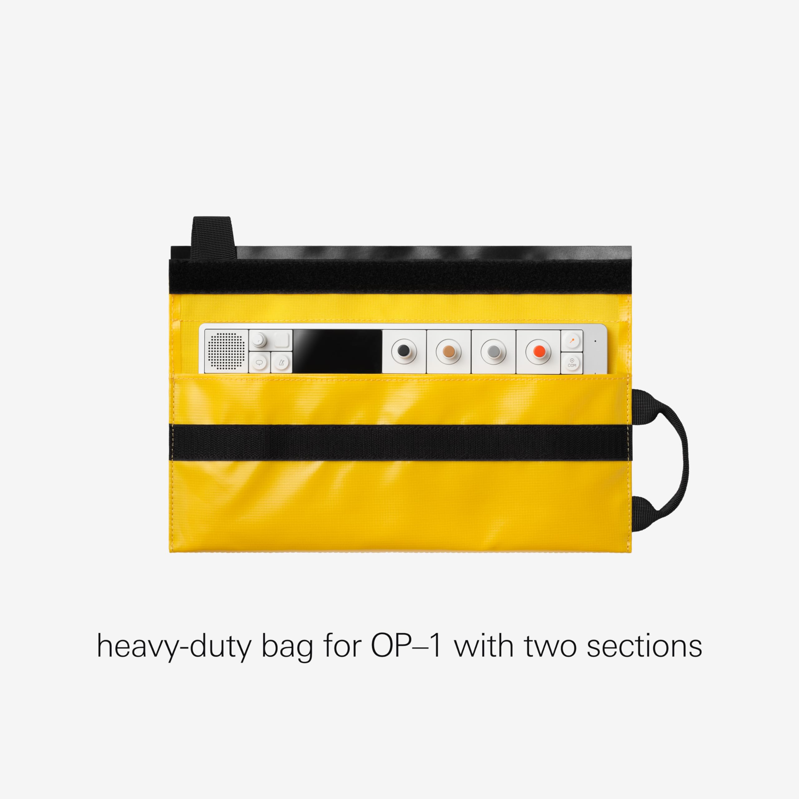 Teenage Engineering Borsa grande, realizzata su misura per adattarsi al sintetizzatore e sequenziatore portatile OP-1 Original & OP-1 Field (giallo)