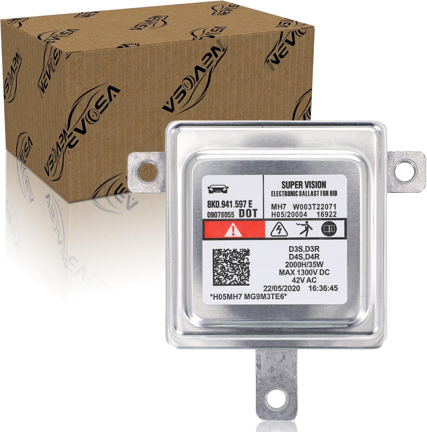 HID Headlight Ballast Control Unit - Compatible with VW Jetta 2012-2018 Passat CC Tiguan Golf GTI Touareg & Audi Q5 2008-2017 A3 A4 A5 A6 Q3 Q7 Replace# 8K0941597E 8K0941597 W003T22071