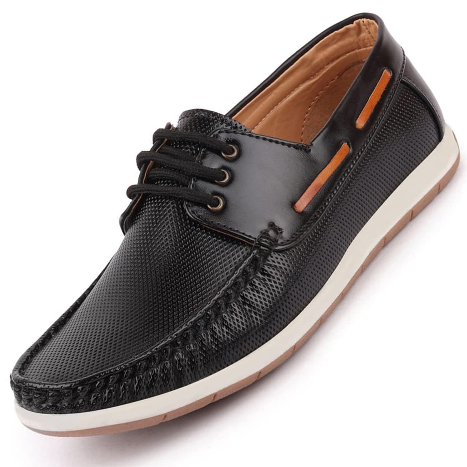 fausto Men's Lace Up Boat Shoes Sneakers for Casual Outfit|Fashion|Comfort|Classy|Flexible Sole-picture-44