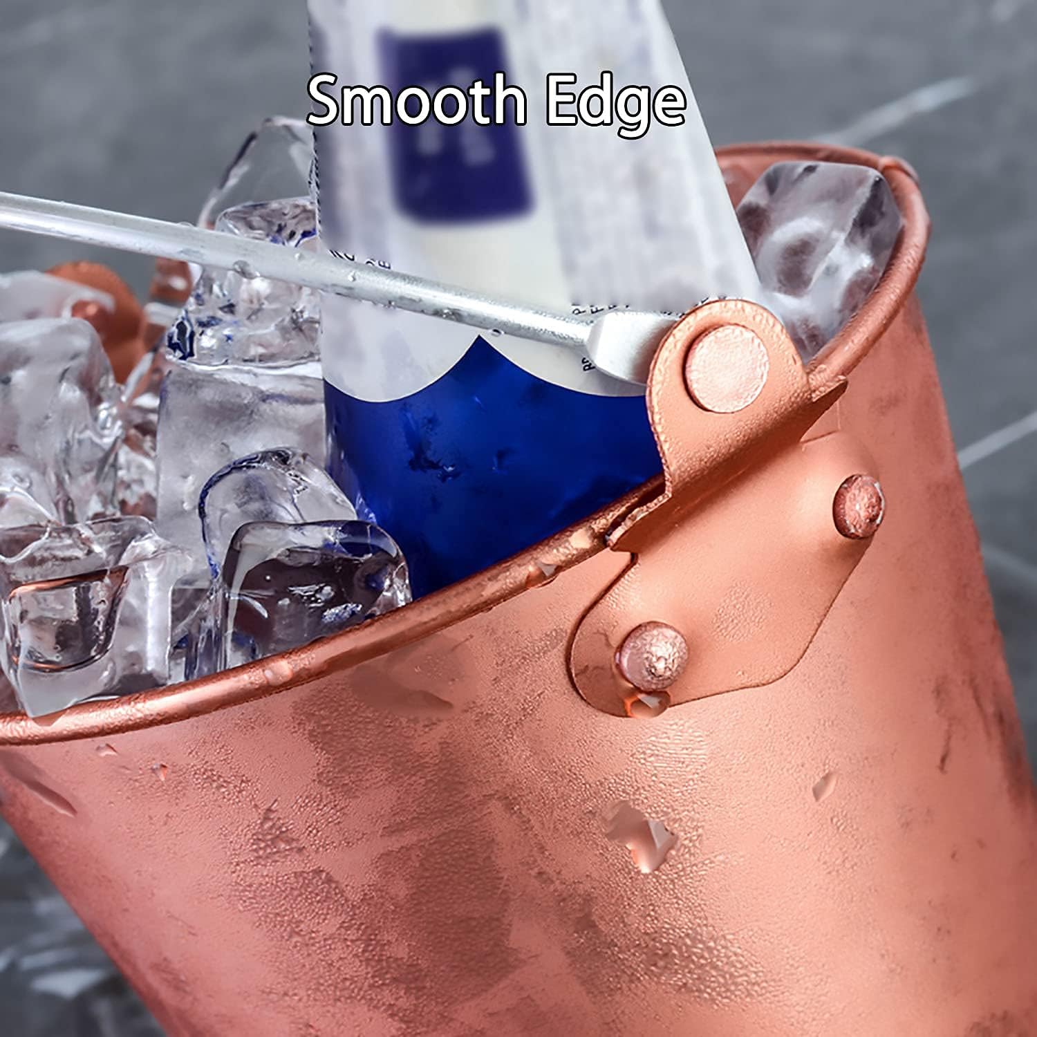 Ice Buckets, Wineiller with Tongs Stainless Steel Ice Bucket for Parties, BBQ & Buffet