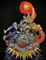 七つの大罪Figurama エスカノール vs エスタロッサスタチューフィギュア Collect Now Escanor Statue | Figurama Collectors - Figurama