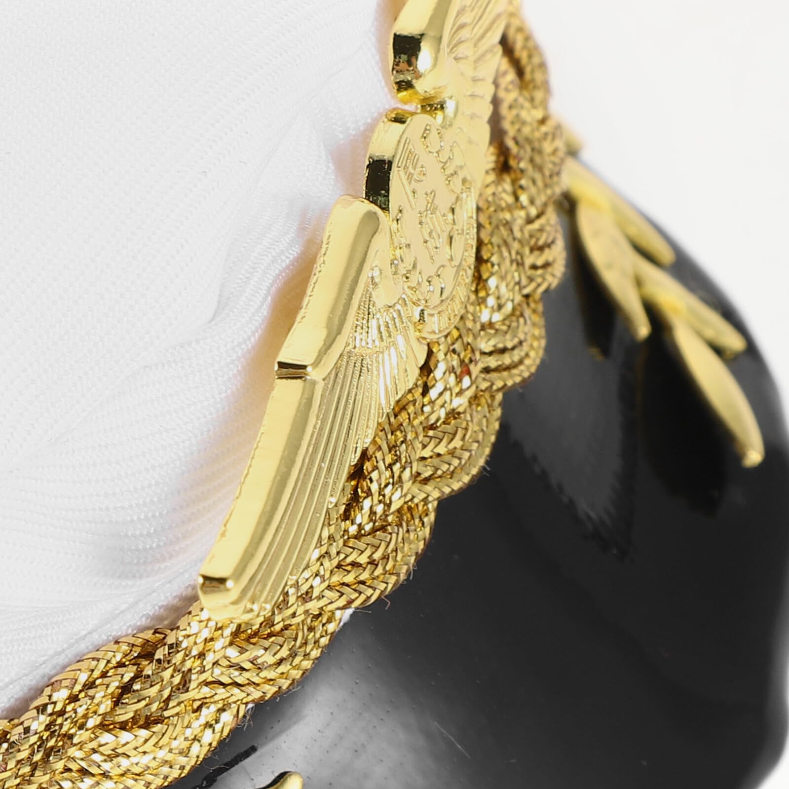 Gatuida Juego de Ropa de Piloto para Muñecas Pequeños Traje de Capitán Accesorios Decorativos y Negro Ropa Reutilizable de Peluche para Disfraz y Juego de Roles