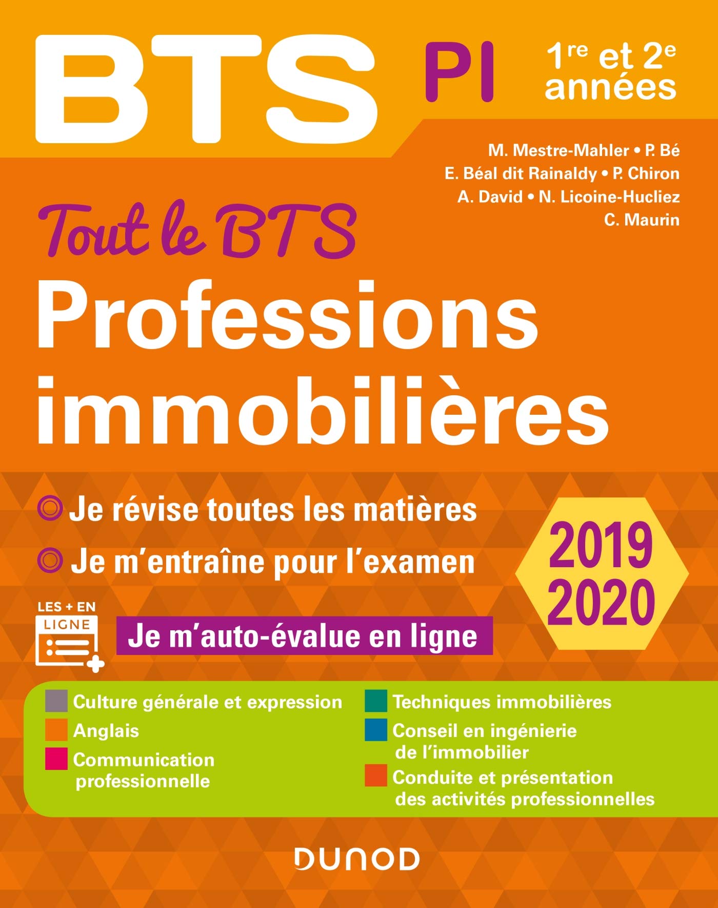 Sujet Bts Pi Conseil En Ingénierie 2019 Amazon.fr - Tout le BTS Professions immobilières - 2019-2020 - 1re et 2e  années - Mestre Mahler, Muriel, Béal dit Rainaldy, Emmanuel, David, Alain,  Bé., Parina, Chiron, Pierre, Licoine Hucliez, Nadège, Maurin, Christine -  Livres