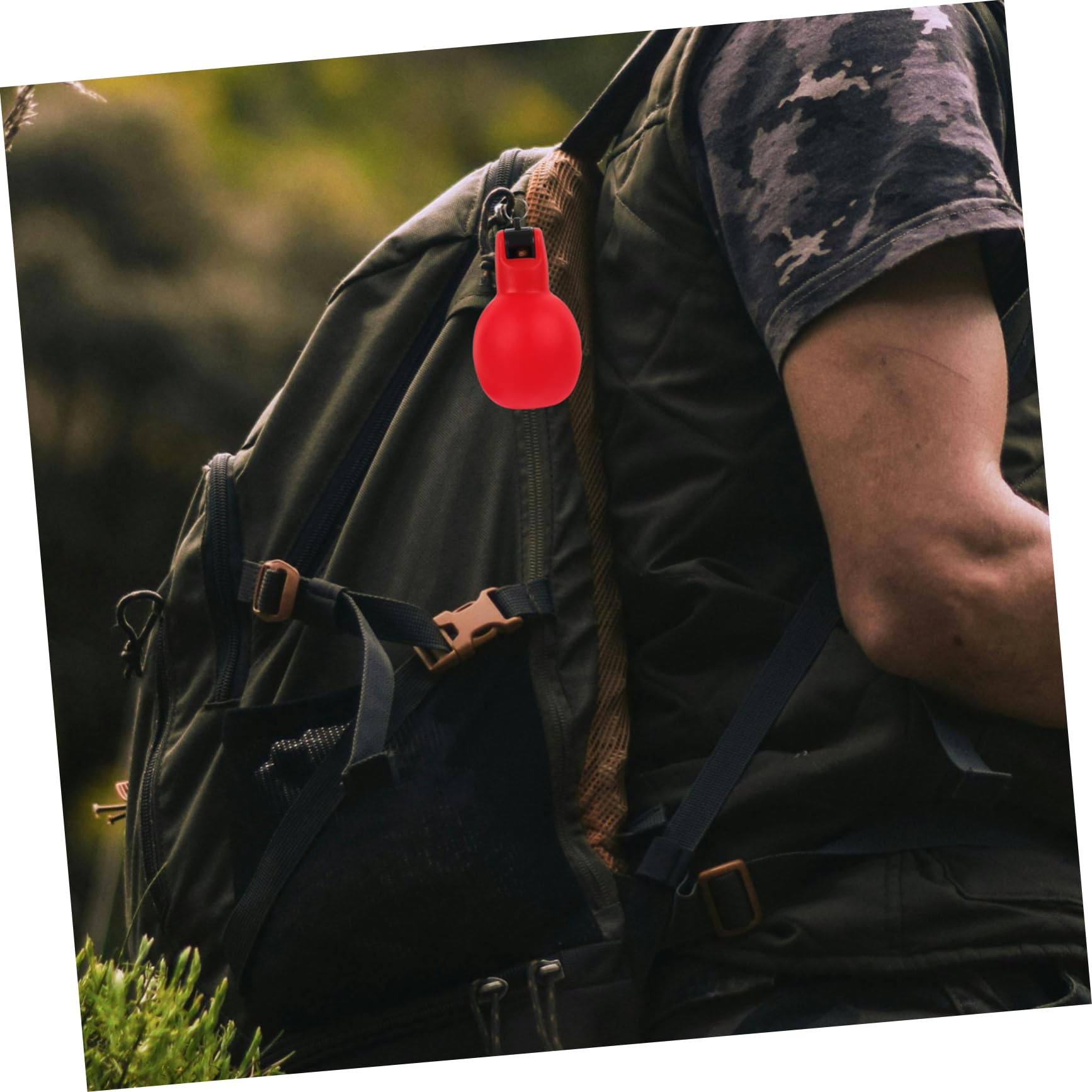 BESPORTBLE Outdoor-Pfeife pfeifenständer düdük Pfeife für Outdoor-Aktivitäten armbandpfeife Rucksack-Pfeife Pfeife für draußen Camping-Survival-Squeeze-Pfeife Notfall-Außenpfeife PVC