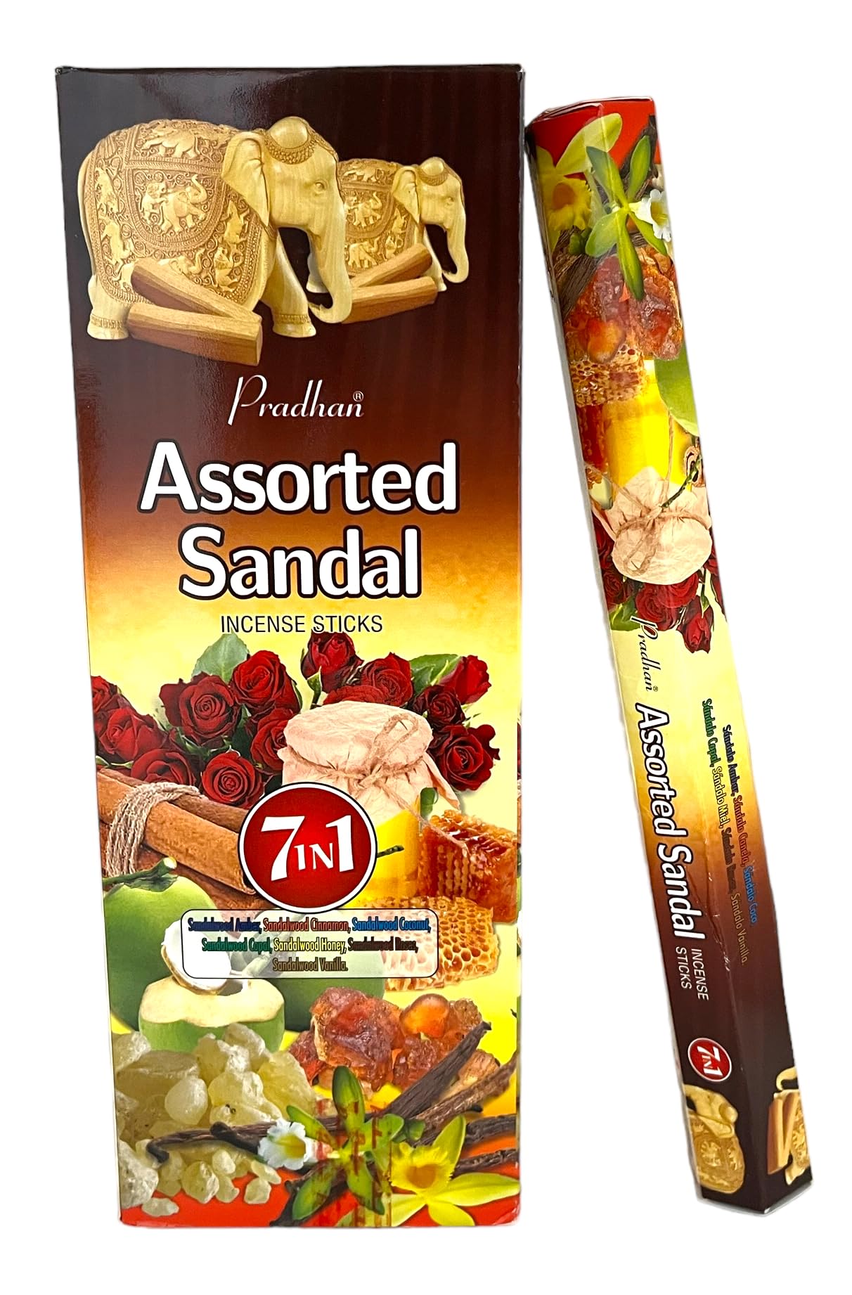 Pradhan - 7 Duftproben – sortiert (Sandale)