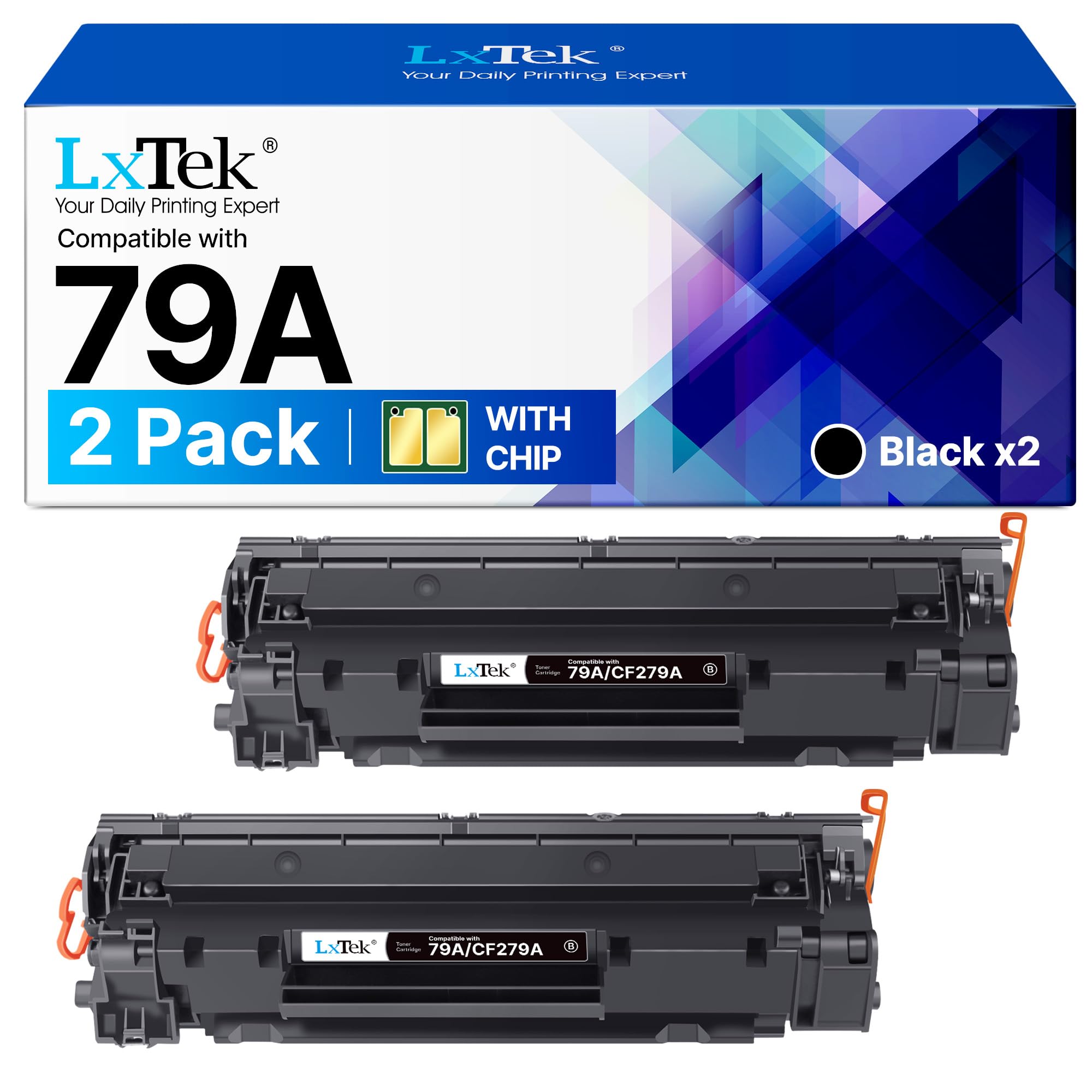 LxTek 79A CF279A Cartucce di Toner Sostituzione per Toner HP 79A CF279A Nero Compatibile per HP LaserJet Pro M12a M12w M12 per MFP M26nw M26a M26 (Nero, 2-Pack)