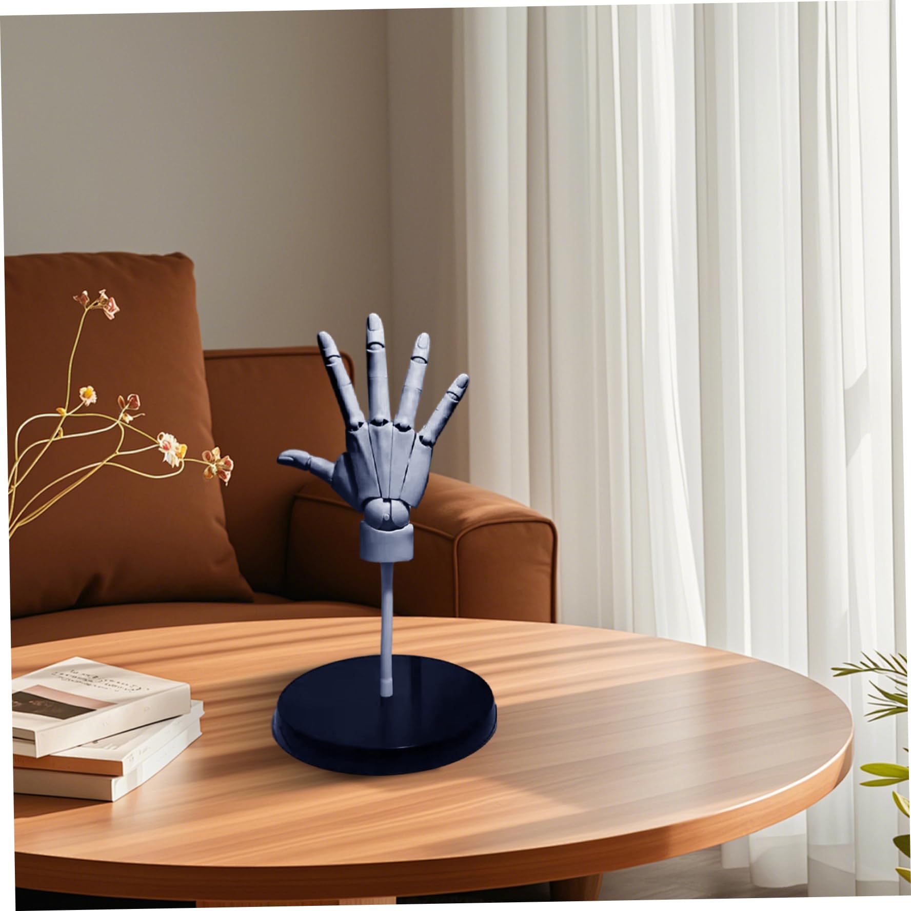 2 pièces modèle de main 1: 1 modèle de main articulée pour dessiner des mains mannequin articulées mobiles avec base pour dessiner, peindre, esquisser 14, 2 pouces (droite + gauche), mannequin