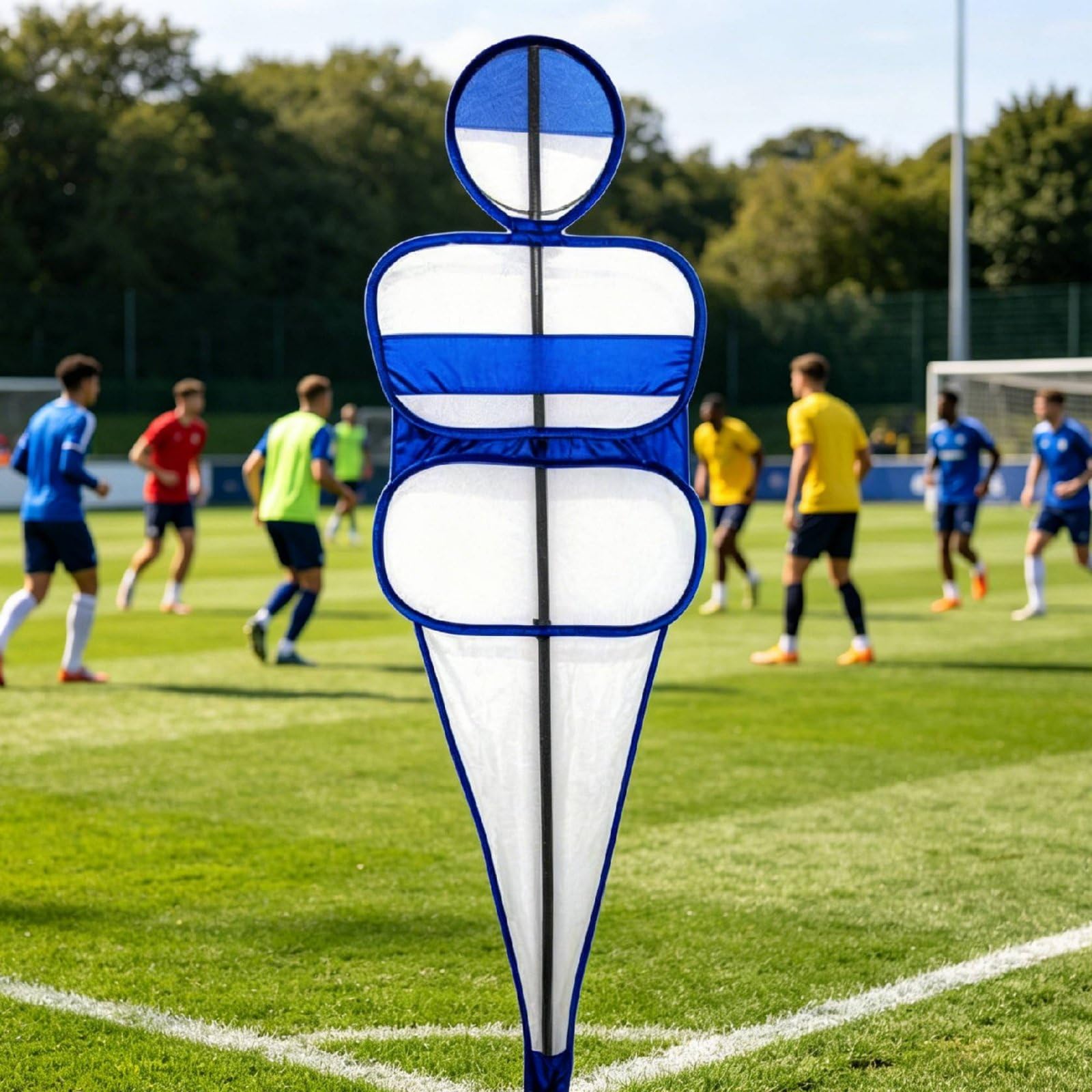 predolo 2 Pezzi Manichino Calcio Punizione Uso All'aperto Manichino Calcio Punizione Resistente Agli Urti Attrezzatura Sportiva per Allenatori, Calciatori