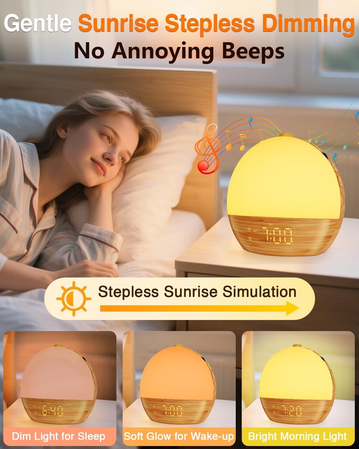 Sunrise Alarm Clock with Sound Machine Gallery Image