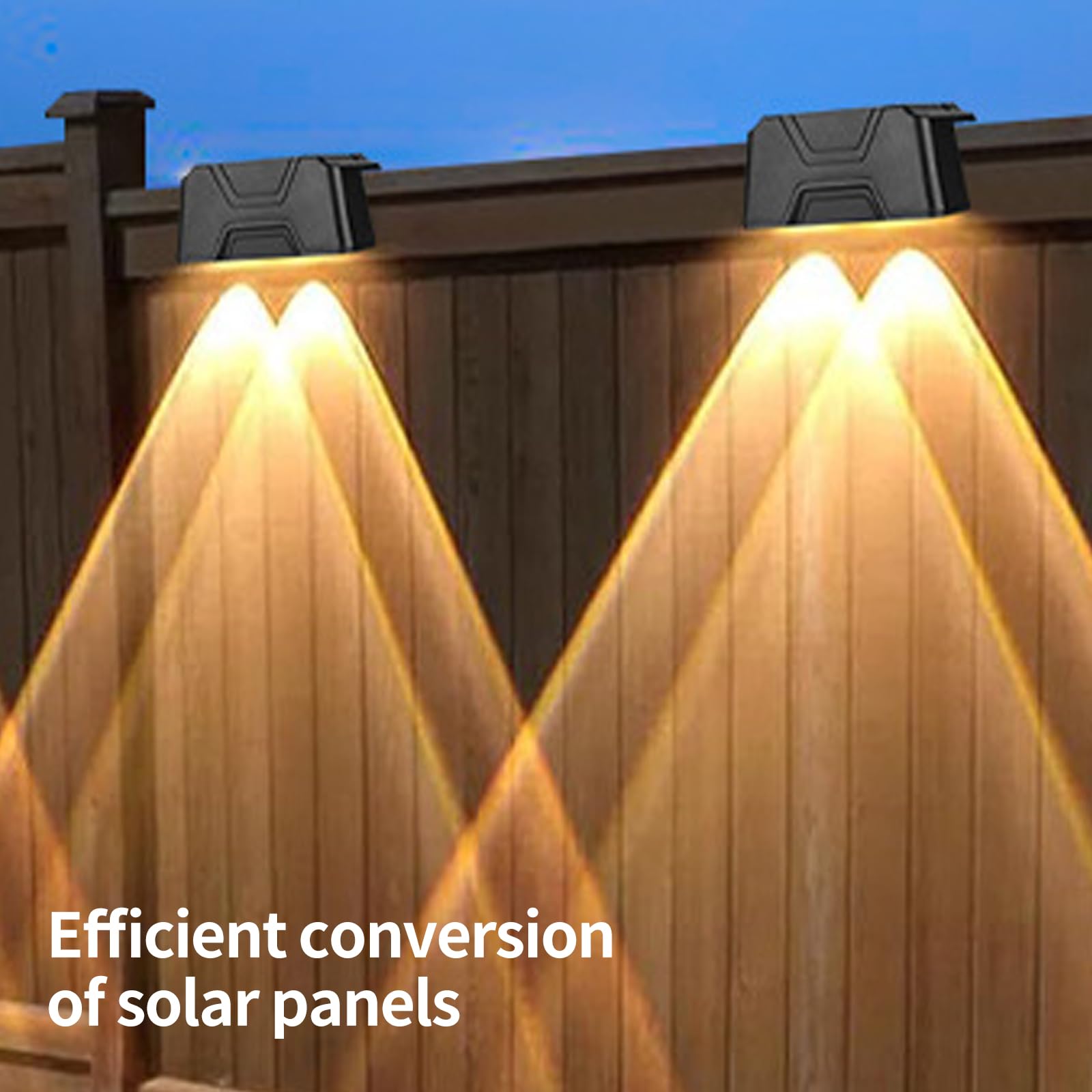 AXFEE Wandlamp voor buiten, op zonne-energie, 2 stuks, zonnelamp voor