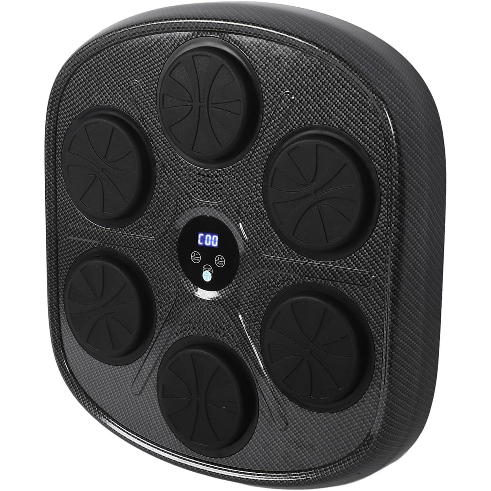 2024 New Model Smart Music Boxing Machine for Adults and Kids, Bluetooth Training Machine with LED Electronic Wall Mounted, Home Indoor Workout Equipment with Premium Boxing Gloves carbon fiber