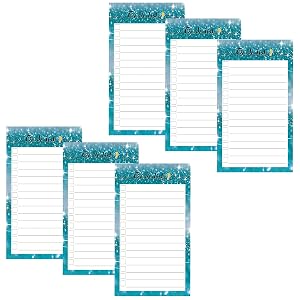 bvya 6 Pieces 3 x 5 Inch Cute Printed Memo Book Refills with 30 Sheet Papers