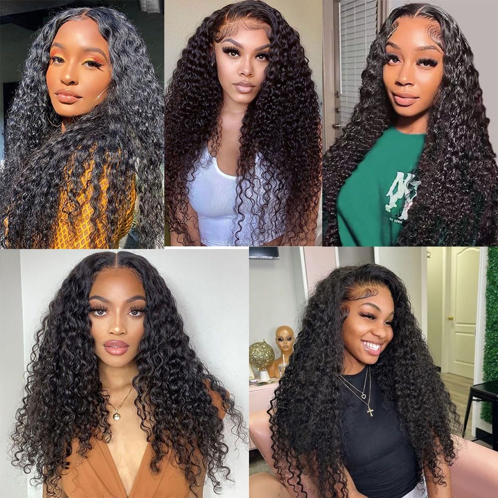 Natural Black Water Wave Brazilian Human Hair Bundles