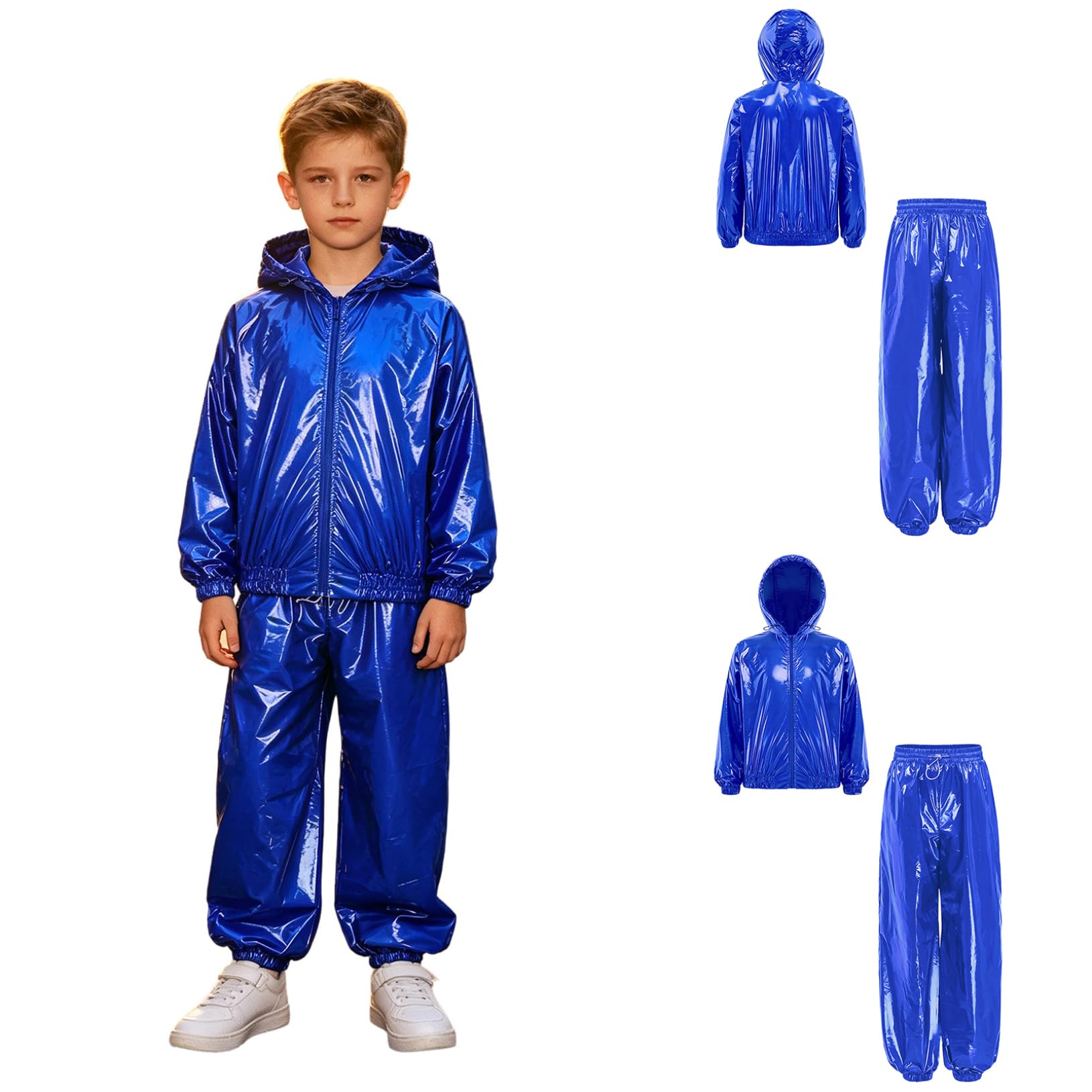 Freebily Bambina Tuta Bambino Ragazzo Completo Top E Pantaloni Da Jogging