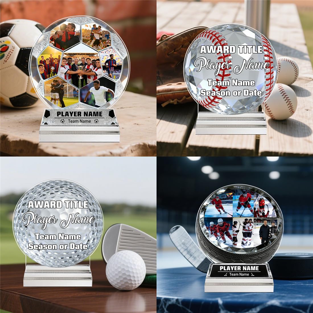 Premio Trofeo Personalizzato Nome Divertente Corporate Sport A Tema Award Per Uomini Donne Amante Dello Sport Apprezzamento Regali
