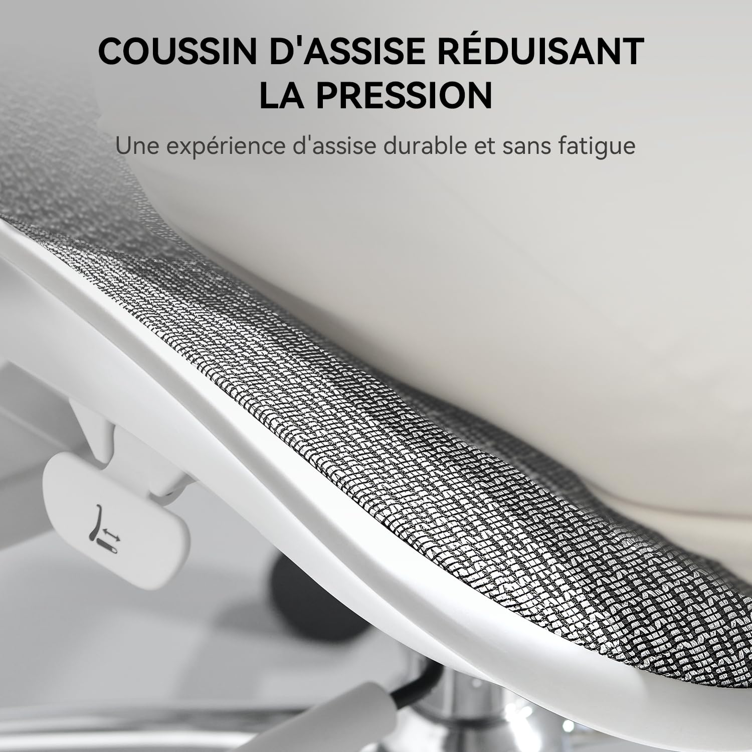 SIHOO Doro S100 Chaise de Bureau Ergonomique - avec Un Soutien Lombaire Dynamique Double, Dossier réglable sur 5 Niveaux, accoudoirs coordonnés en 4D, Angle d'inclinaison Maximal de 135 degrés, Blanc