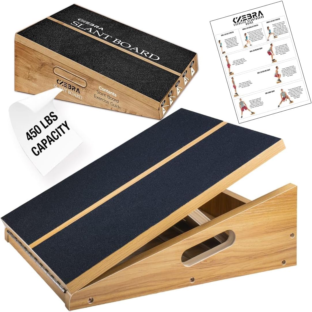 KZEBRA Adjustable Wooden Slant Board