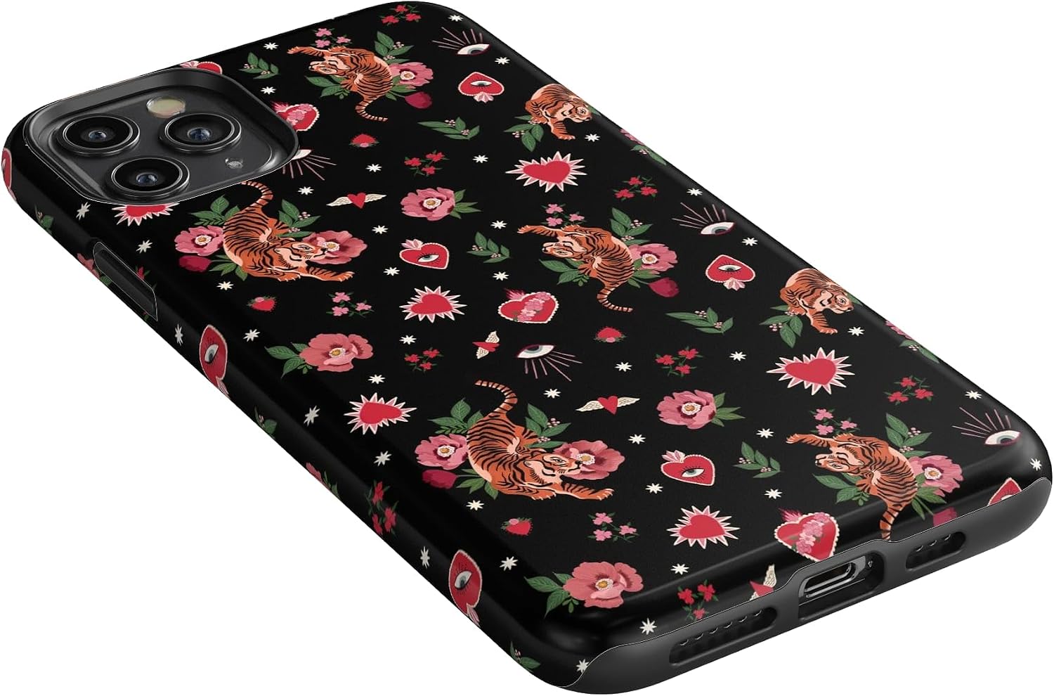 Casely iPhone 11 Pro Max Case | Wild at Heart | Tiger | Essential Slim Dual-Layer Protective Design