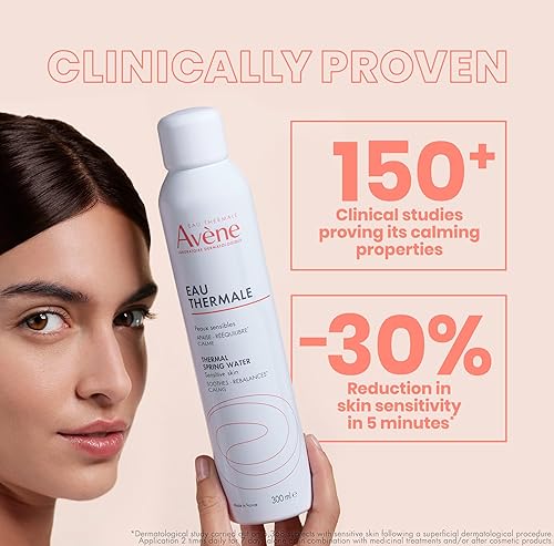 Vista 39 de Avène Thermal Spring Water, Soothing Calming Facial Mist Spray for Sensitive Skin, Soothes, Softens + Calms Skin, Formulated with Mineral &
