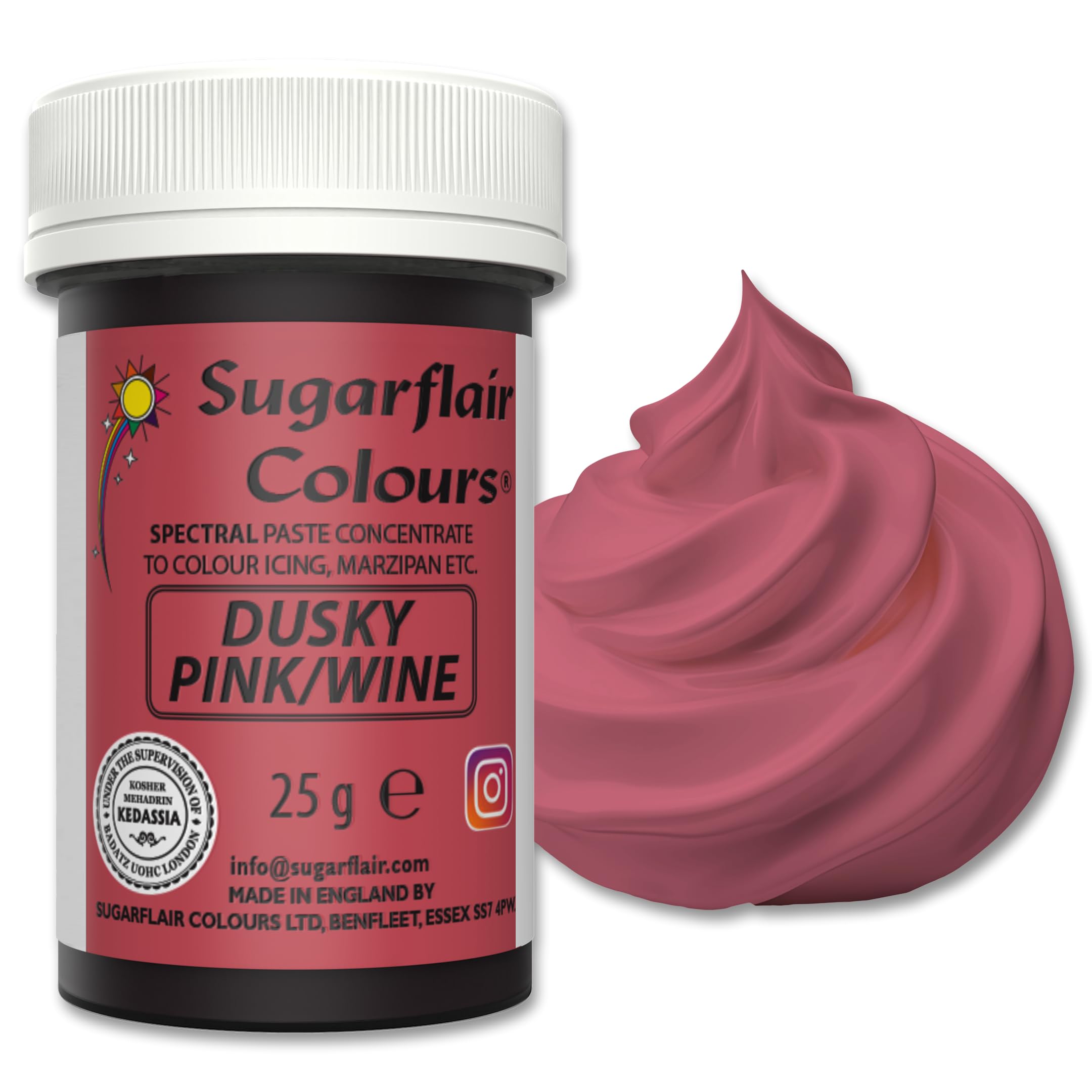 Sugarflair Colours Paste Colour Mix Set-4, Colorant Alimentaires