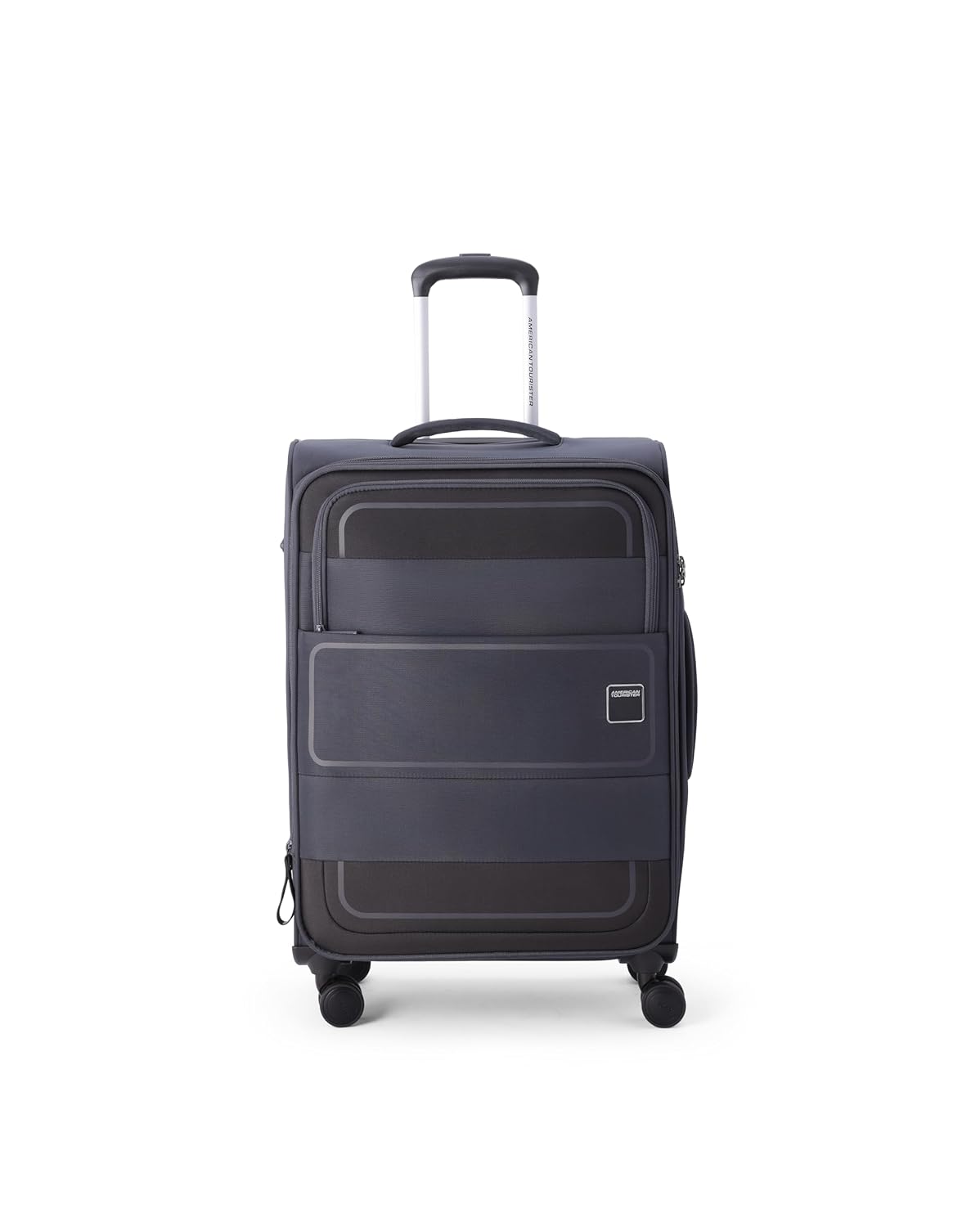 American Tourister Phillyplus Large with TSA Lock & 8 Wheels Soft Polyester Check-in Suitcase for Holiday/Trolley Bag for Travel/Travel Bag with Double Spinner Wheels for Unisex