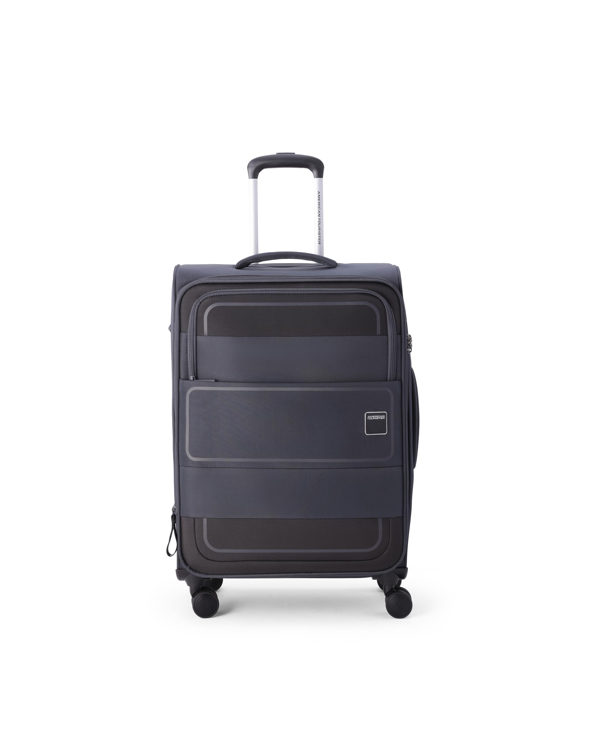american tourister Phillyplus 82 CM Large with TSA Lock & 8 Wheels Soft Polyester Check-in Suitcase for Holiday/Trolley Bag for Travel/Travel Bag with Double Spinner Wheels for Men & Women- Black-picture-10