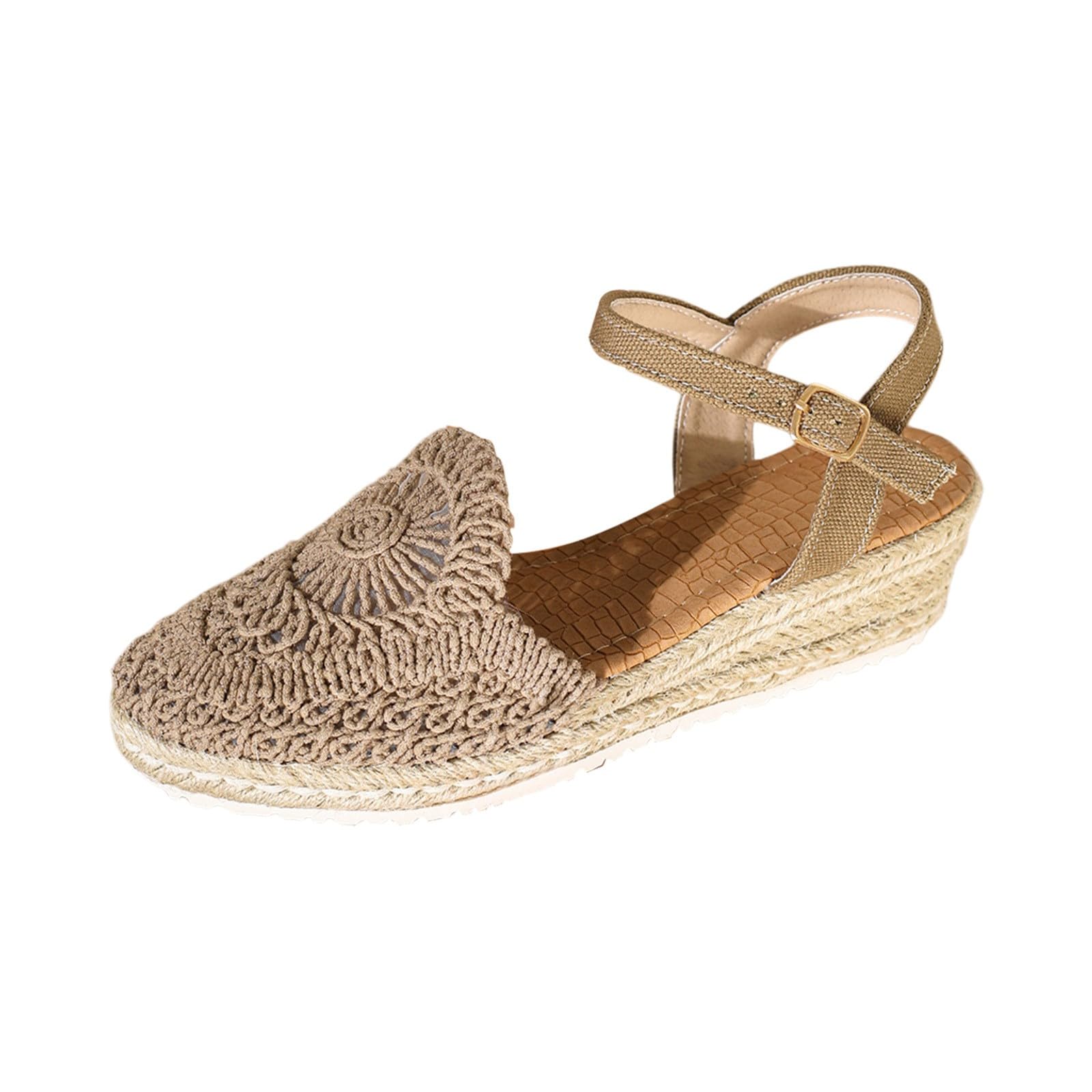 Generico Sandales OrthopéDiques Femme Confortables LéGèRes AntidéRapantes Semelle Souple Respirantes Chaussures Femme éTé éLéGantes Mules Support Coupe Large Ville Usage Quotidien