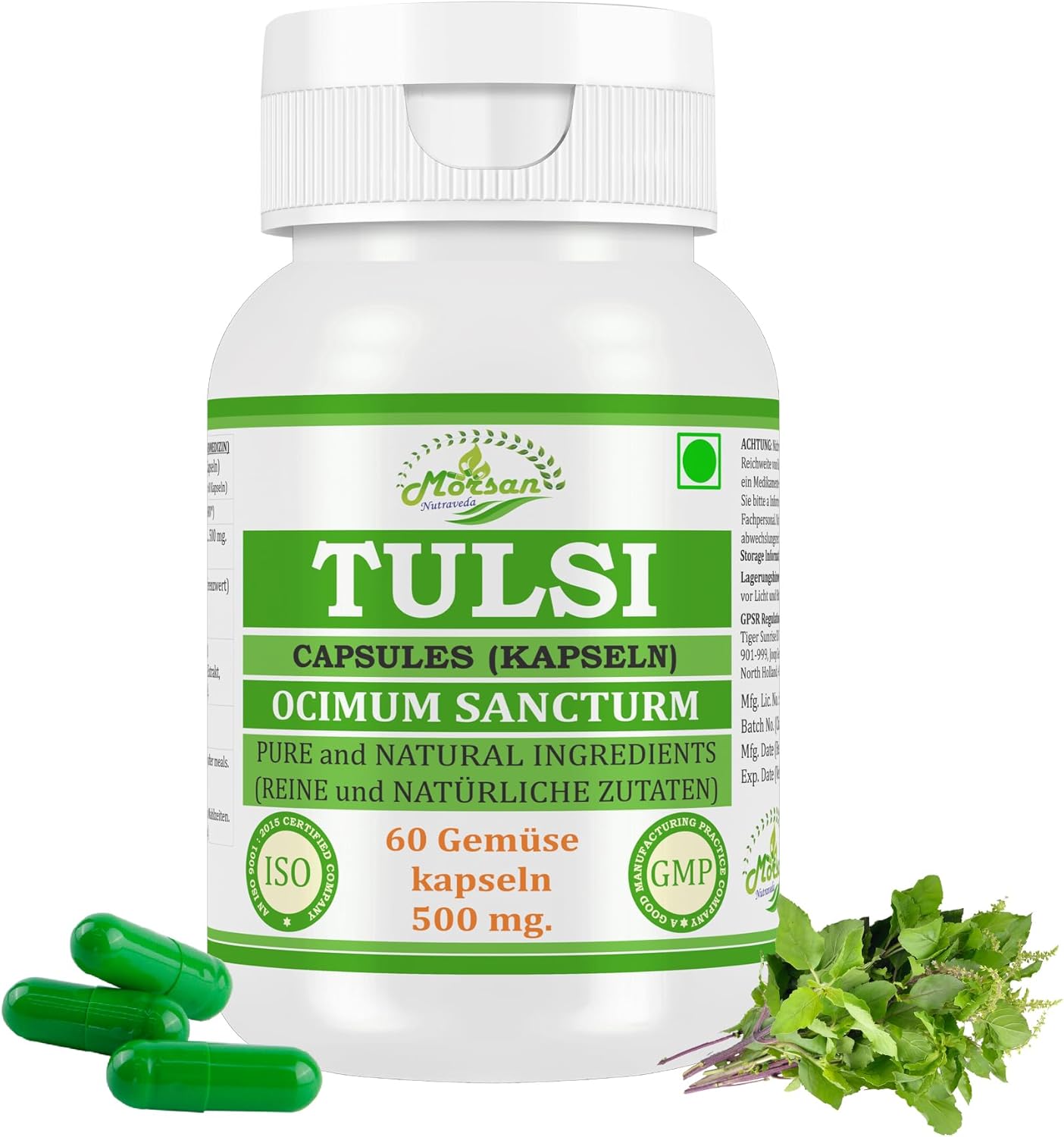 Tulsi (Holy Basil) Extrakt 500 mg