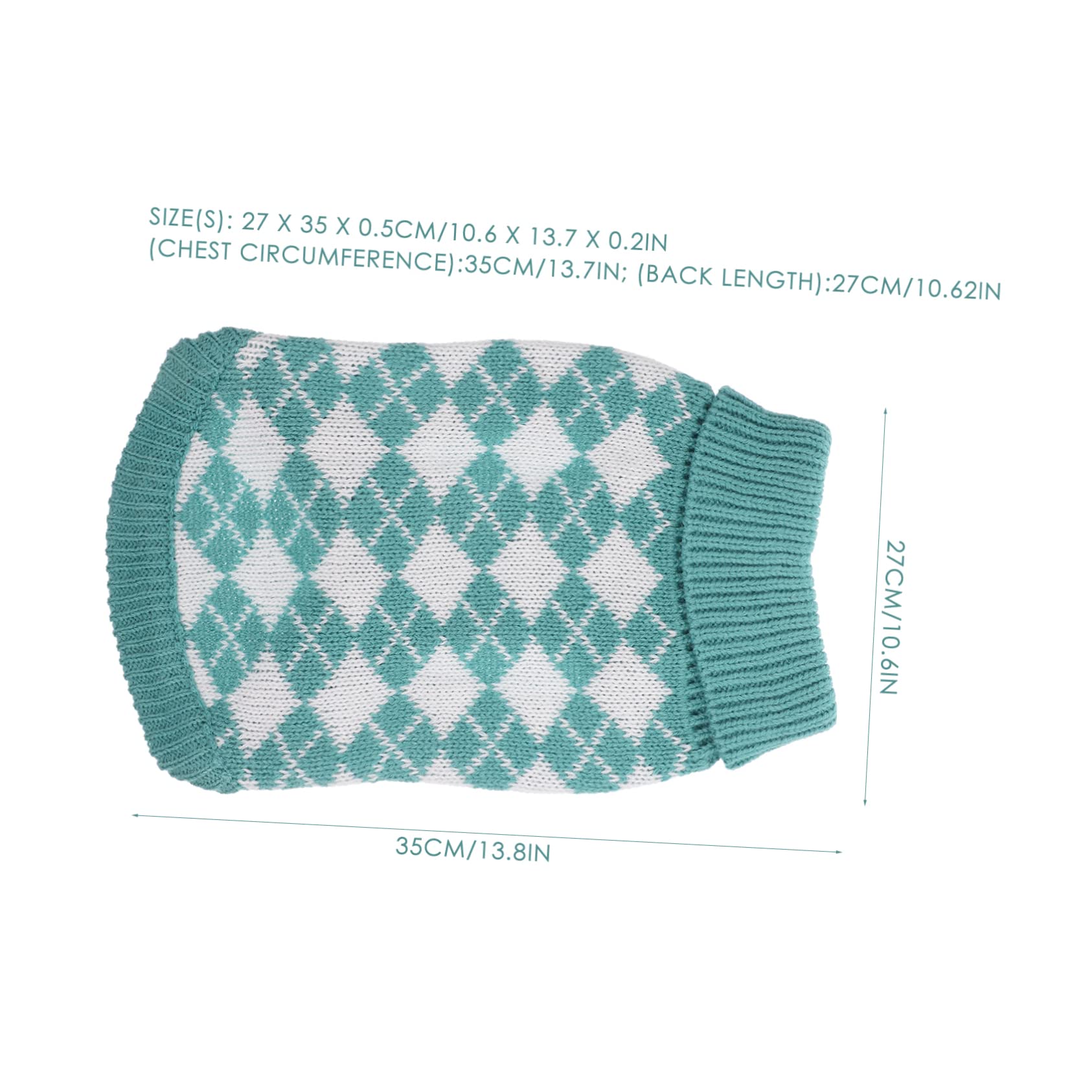 INOOMP 4pièces Pull pour Chien Maille Douce Vêtements pour Animaux De Compagnie Hiver Style à Convient Aux Chiens