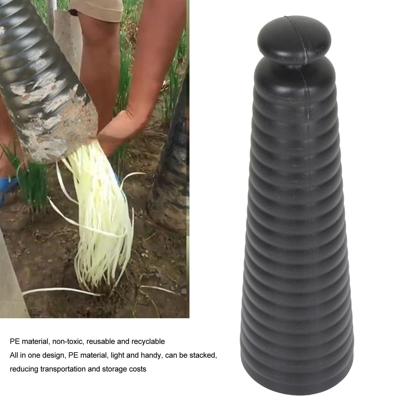 Coltivazione di porri efficienti efficienti strumenti di formazione di formaggio di formaggio riutilizzabili cappucci per tonalità vegetali facili da conservare e impilare CA