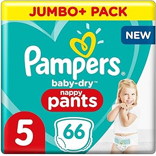 Baby-Dry Pants, Size 5, jumbopack, 66 Pieces
