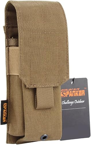 Miniatura 8 de EXCELENTE ELITE SPANKER - Bolsa táctica Molle con una, dos o tres aperturas para cargador de municiones M4 M14 M16 AR15 AR10 G36, con capacidad