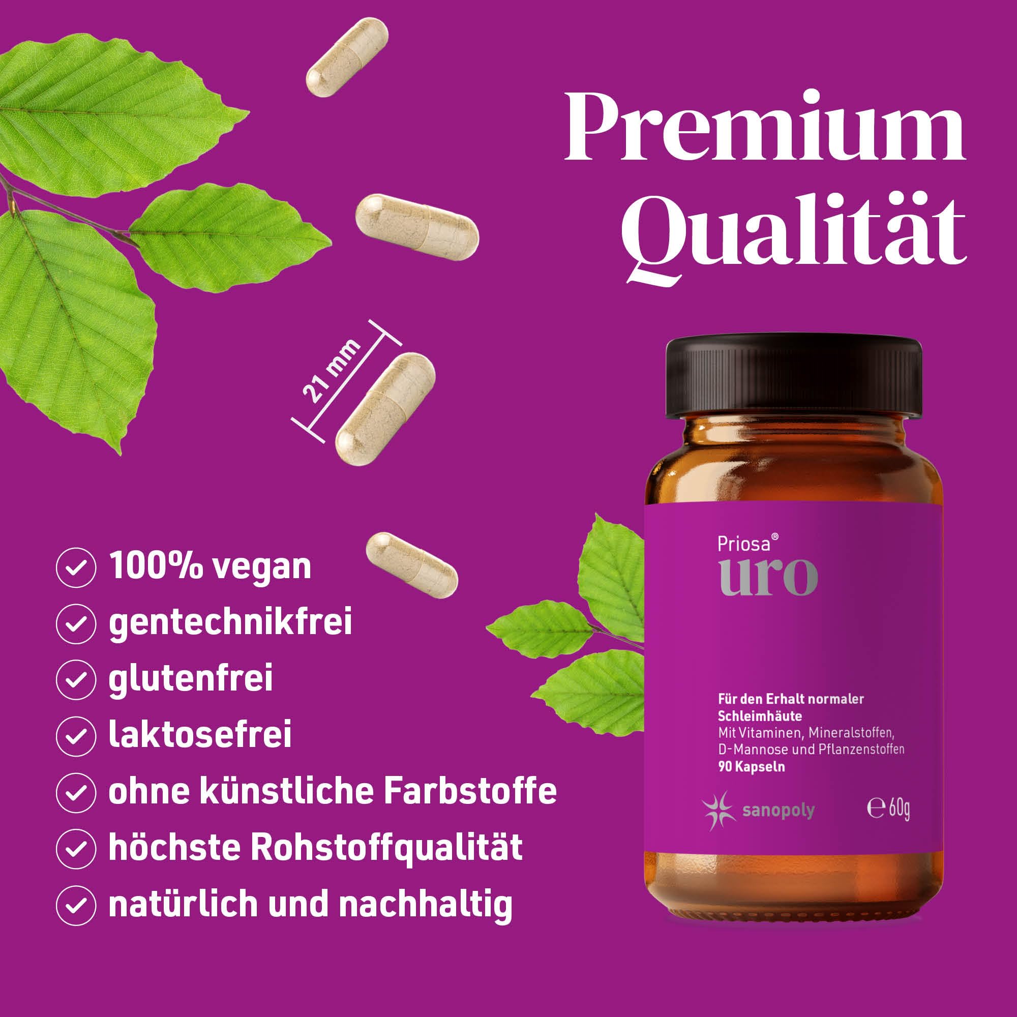 Priosa® uro I 90 Multivitamin Kapseln