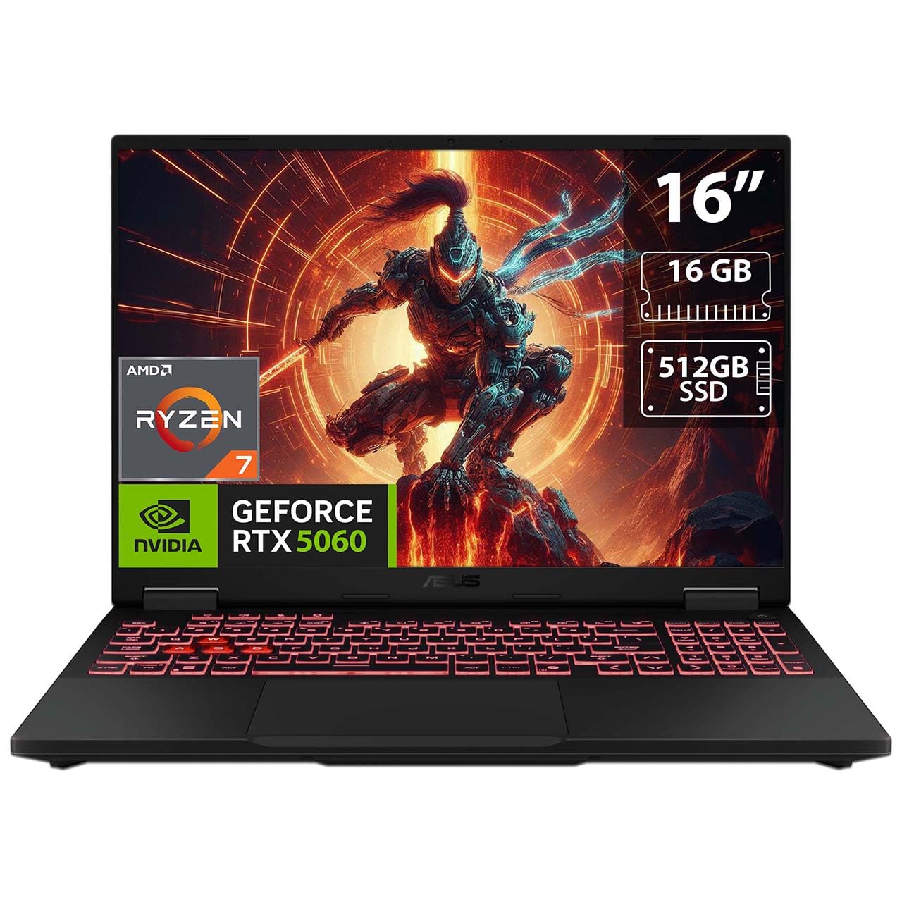 ASUS  TUF Gaming A16 FA608UM-R7R5060 ASUS TUF Gaming A16 (2025)