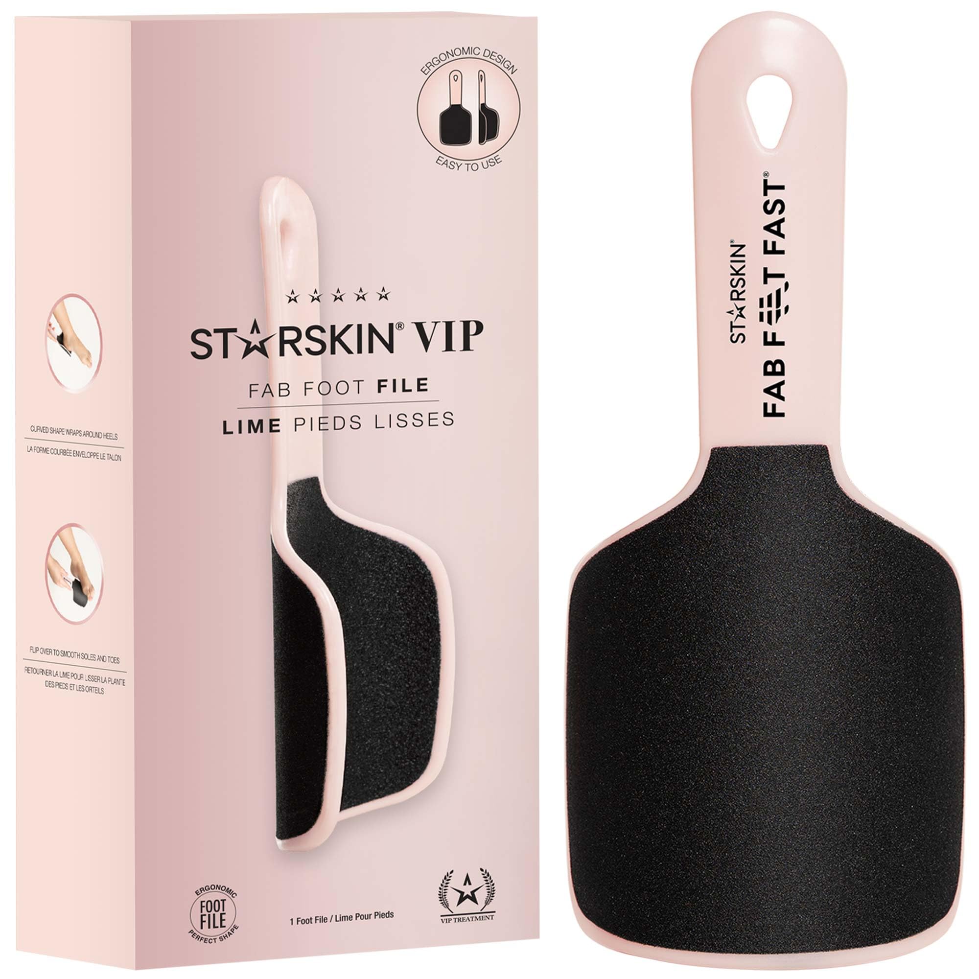 STARSKIN Fab Foot File, Ergonomical Foot File, Foot Scrubber, Foot Callus Remover, Dead Skin Remover, Pedicure Tool for Soft & Smooth Feet