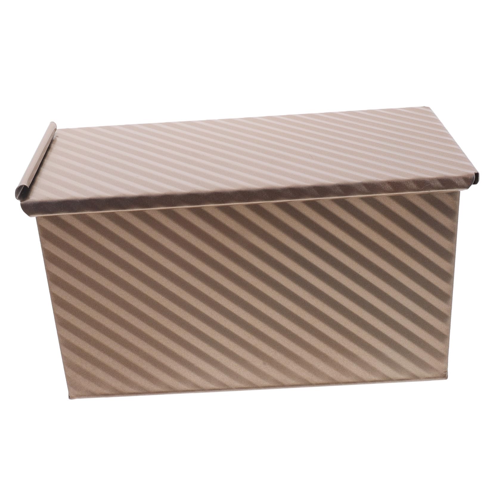 Molde De Pan Para Hornear De Acero Al Carbono Con Tapa Utensilio De Cocina Antiadherente Para Pan De Molde Para Panadería y Uso Doméstico