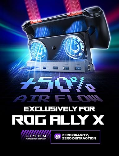 Miniatura 2 de LISEN Estación de acoplamiento 8 en 1 para Steam Deck OLED y ROG Ally & Legion Go, ventilador de refrigeración doble, HDMI 2.0 4K 60Hz, USB 3.0* 3,