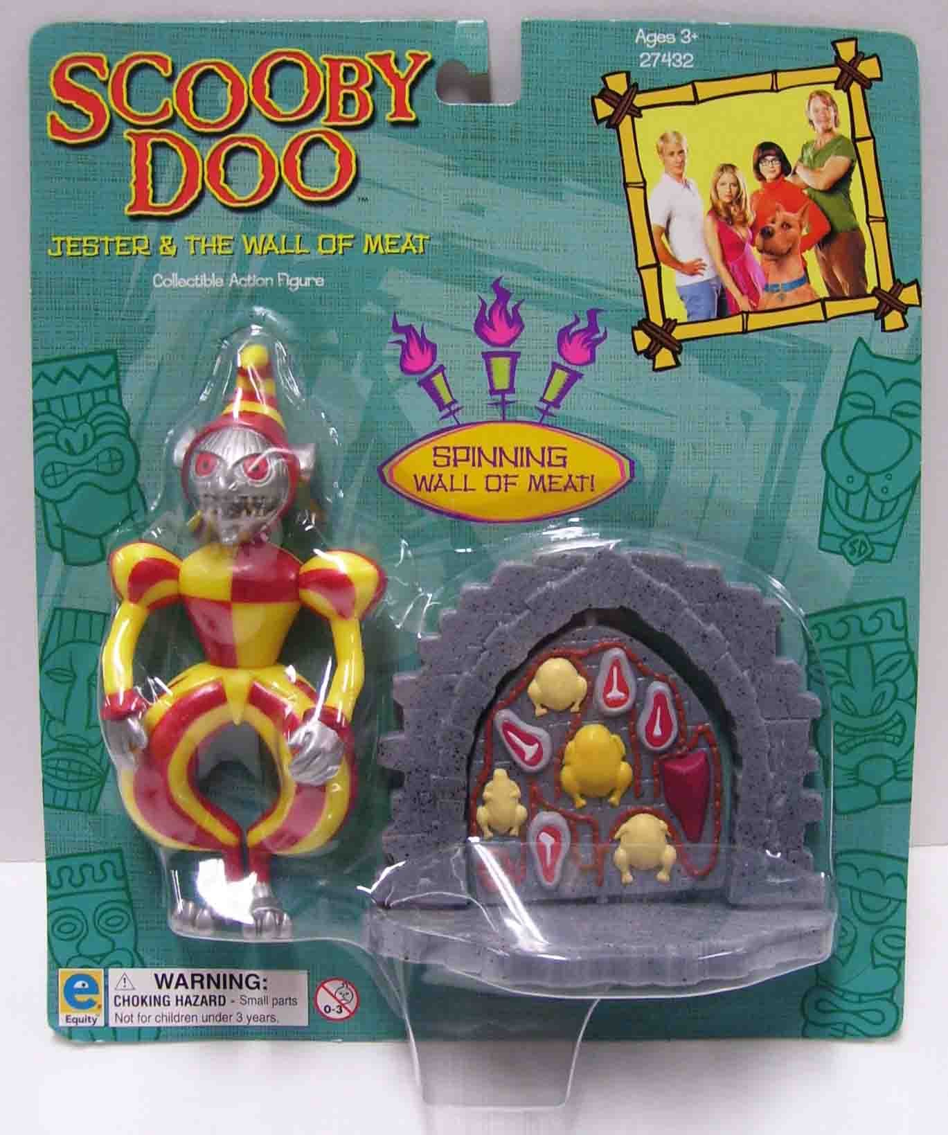 Scooby Doo Collectable Action Figure Jester and the Wall of Meat