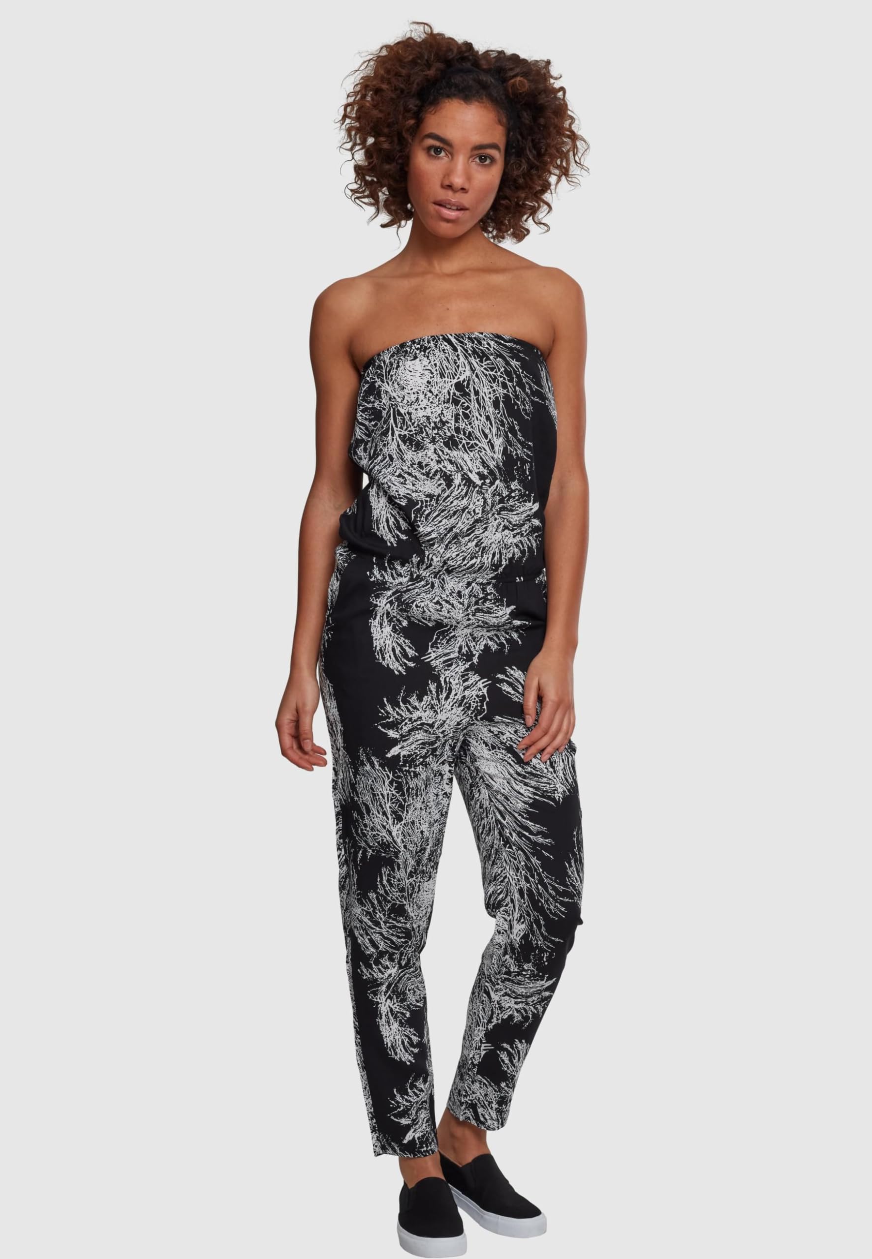 Urban Classics Damen Ladies Viscose Bandeau Jumpsuit