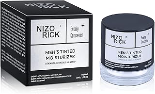 Men's BB Cream Foundation,Hydrating Non-Greasy Tinted Moisturizer for men, Long Lasting Matte Concealer Full Coverage Men CC Cream Foundation for All Skin Types, 30g/1.05 oz