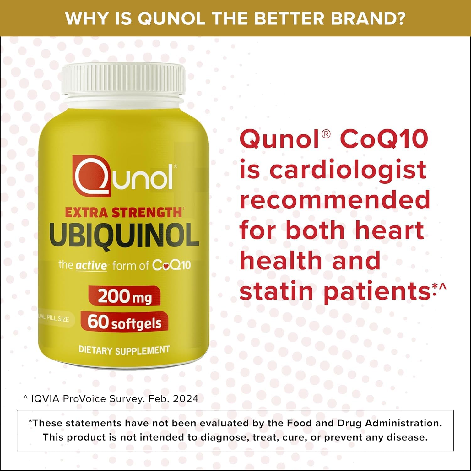 Qunol Ubiquinol 200mg, Extra Strength, Powerful Antioxidant, 60 Softgels