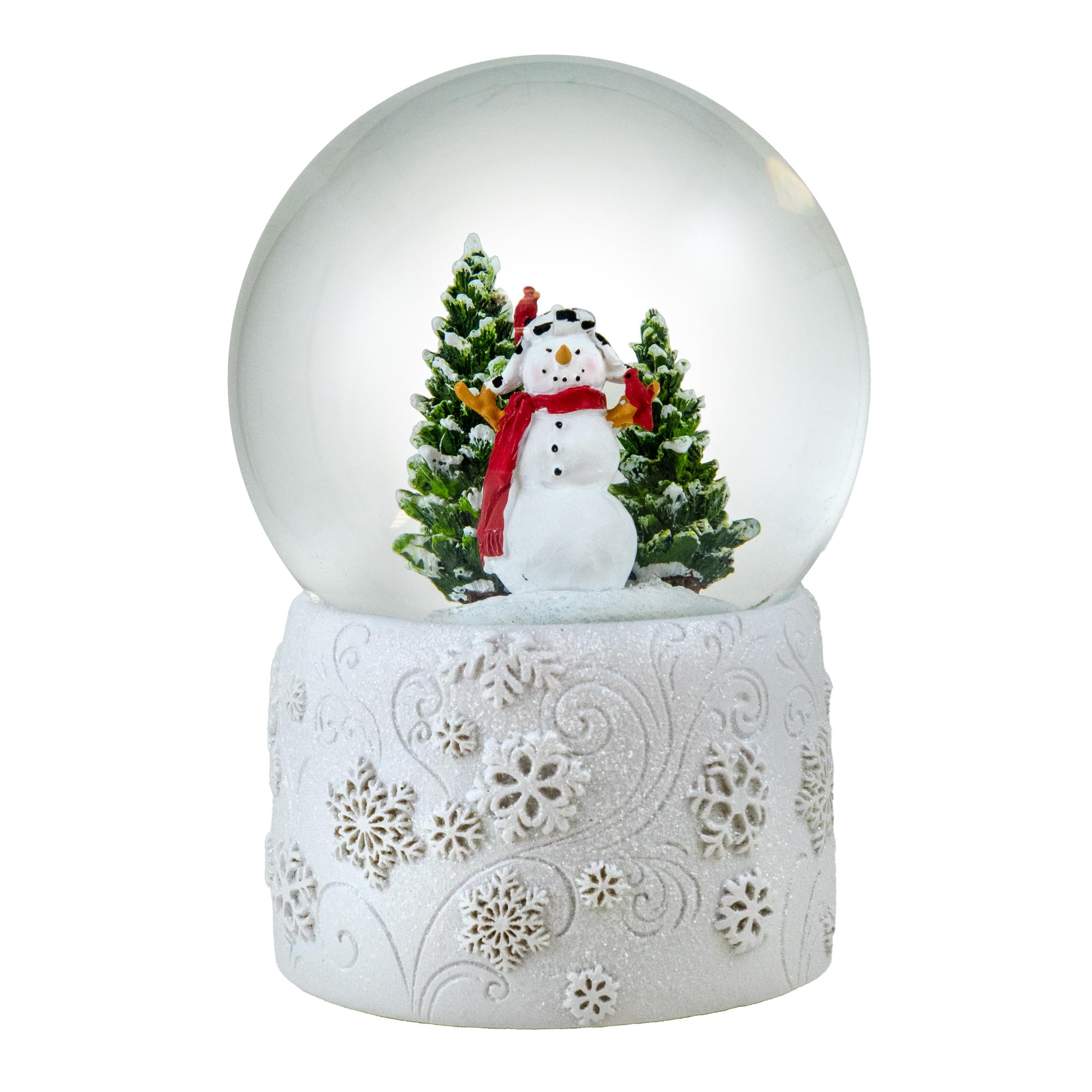 Amazon.com: 120MM Snowman Snow Globe with White Snowflake