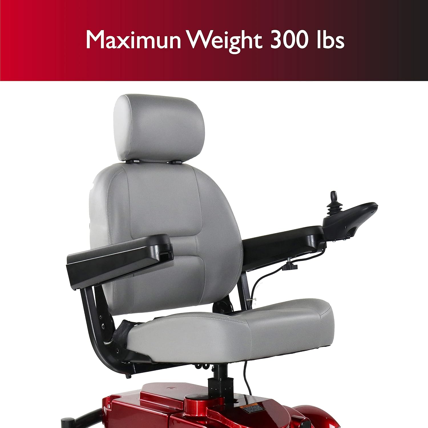 Zip’r Mantis Power Electric Wheelchair - Full Size Heavy Duty Motorized Wheelchair for Adults, Seniors, Elderly, Travel - 300 lbs Max Weight - Mobility Electric Wheelchairs Power Extended Battery : Health & Household