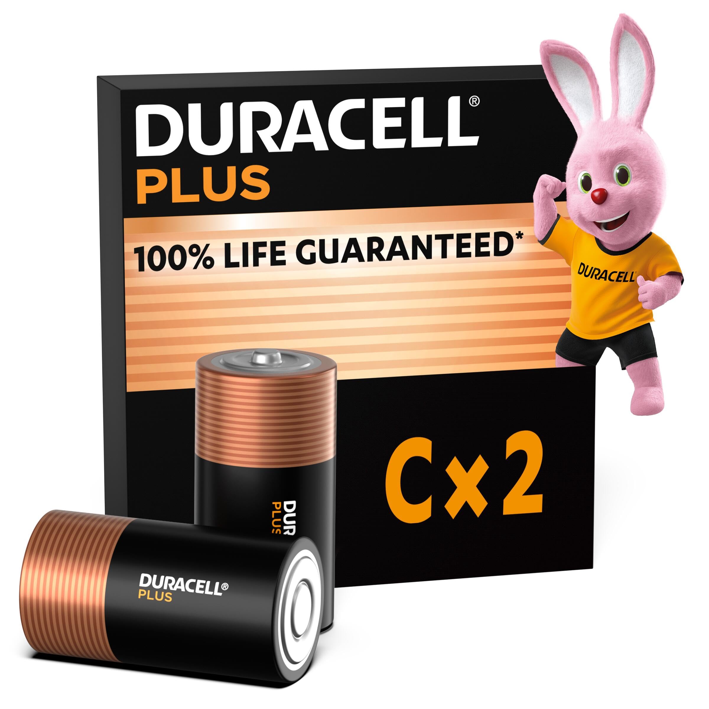 Pack de 2 Pilas C Duracell LR14/ 1.5V/ Alcalinas